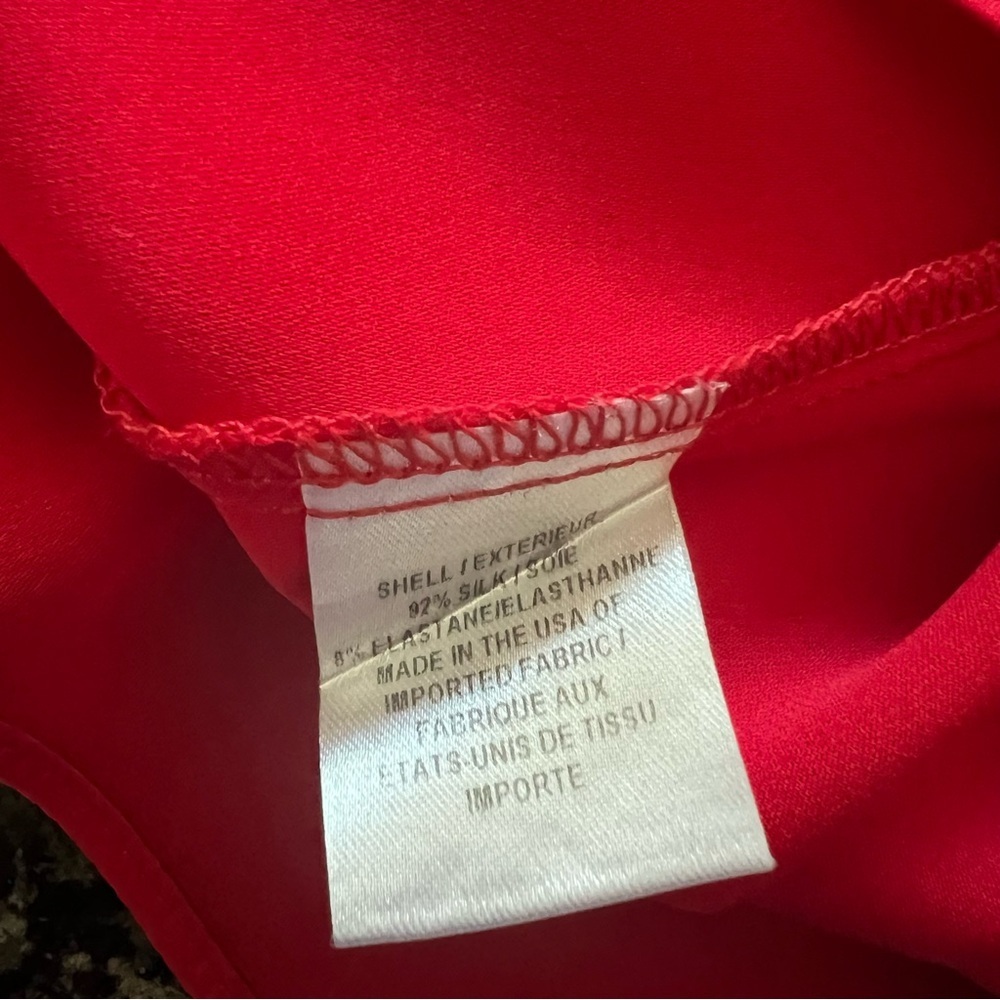 Milly Solid Red Blouse - image 4